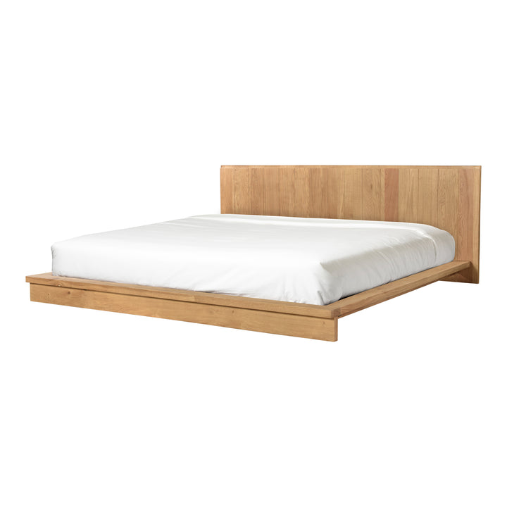 Rustic Solid Oak Expansive Headboard Bed