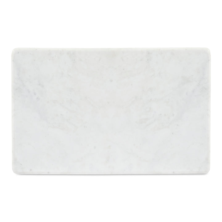 Provence-Inspired Marble Top Nightstand