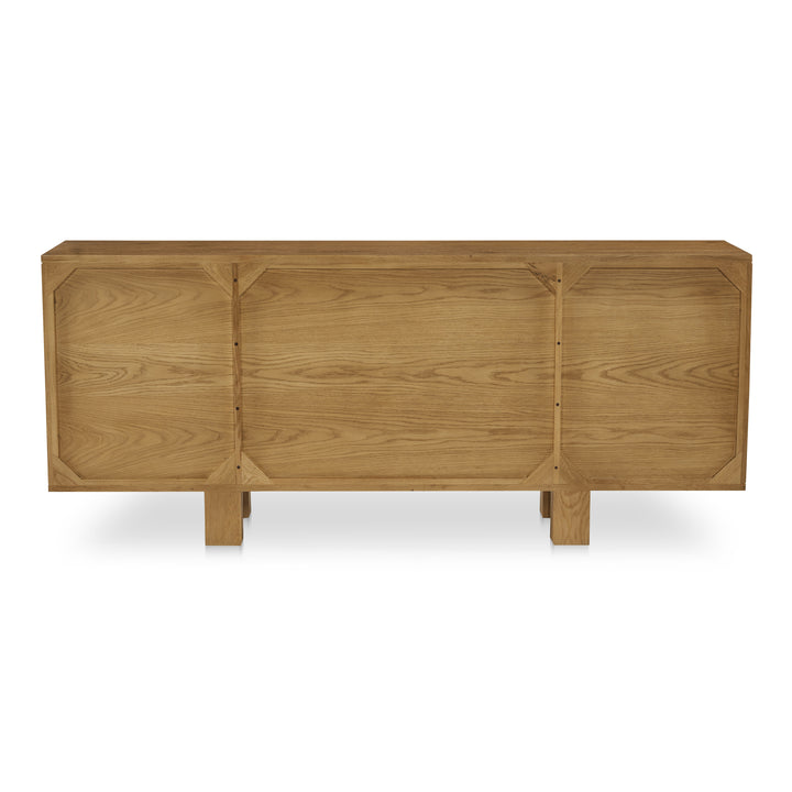 Modern Tansu-Inspired Oak Sideboard