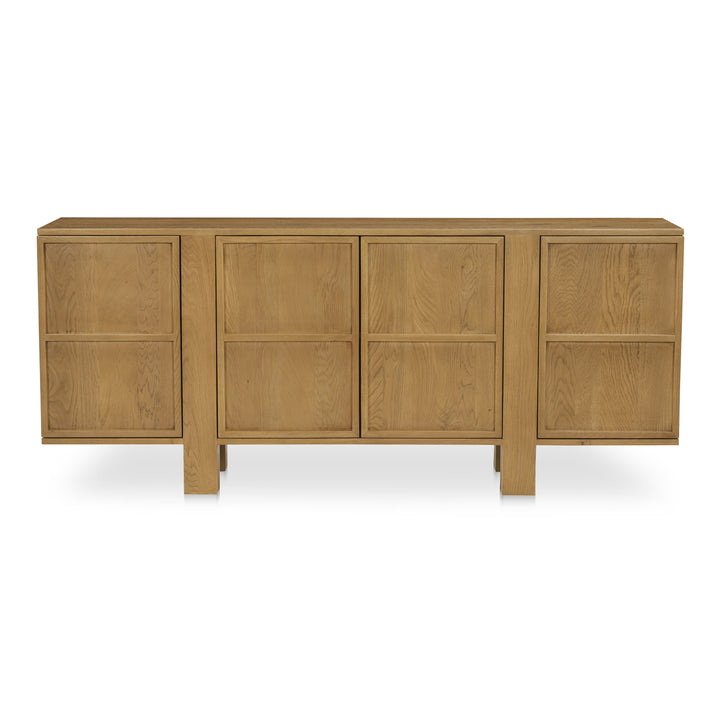 Modern Tansu-Inspired Oak Sideboard