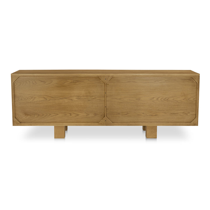 Modern Minimalist Tansu-Inspired 8-Drawer Oak Dresser