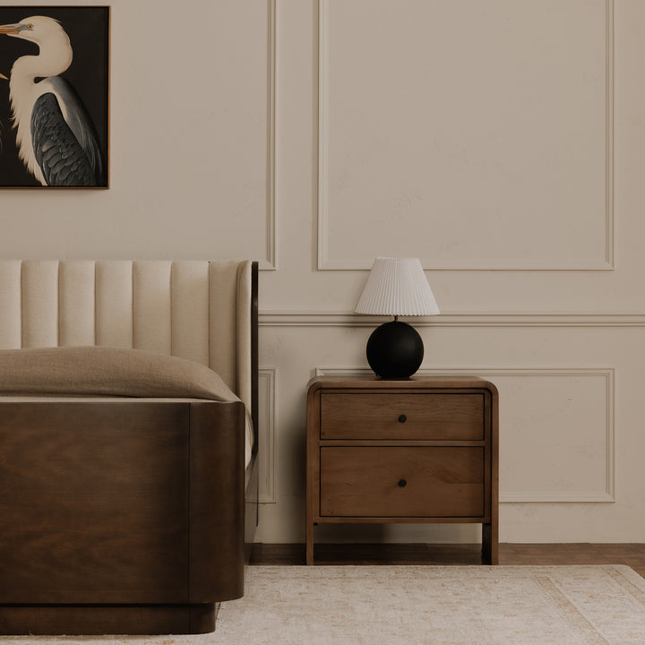 Elegant Waterfall Nightstand