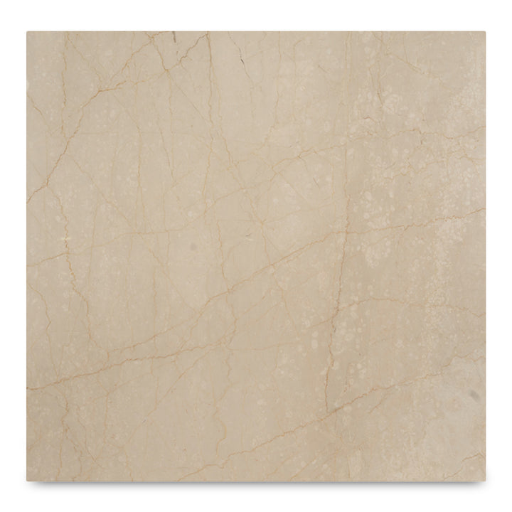 Modern Oak & Marble Curve Coffee Table