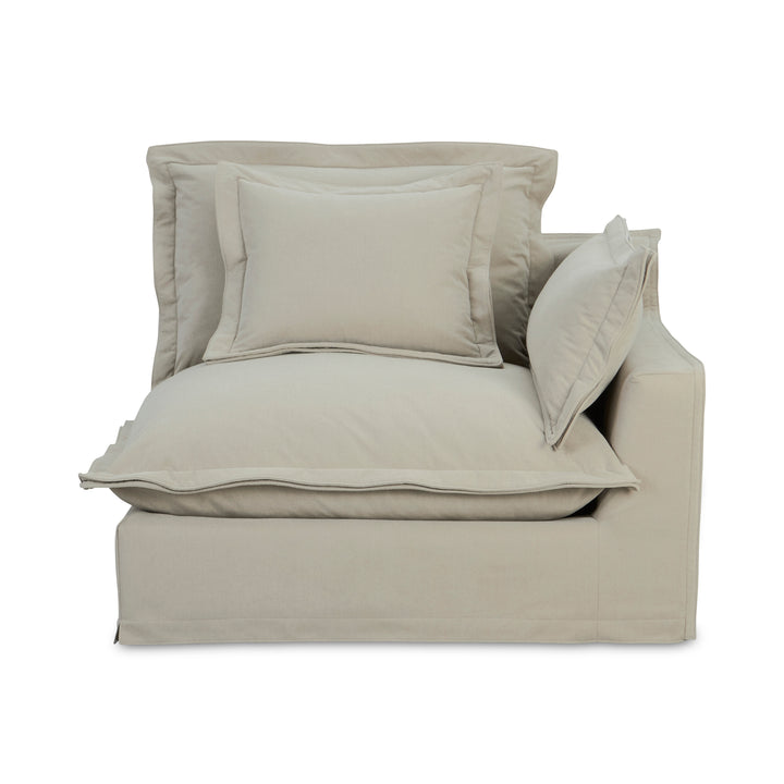 Timeless Right Arm Lounger with LiveSmart Performance Fabric