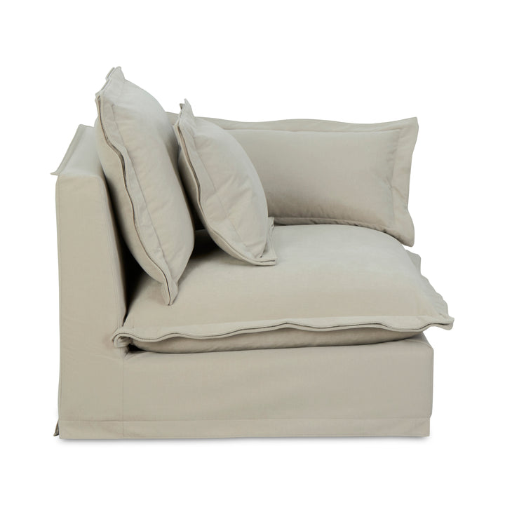 Timeless Right Arm Lounger with LiveSmart Performance Fabric