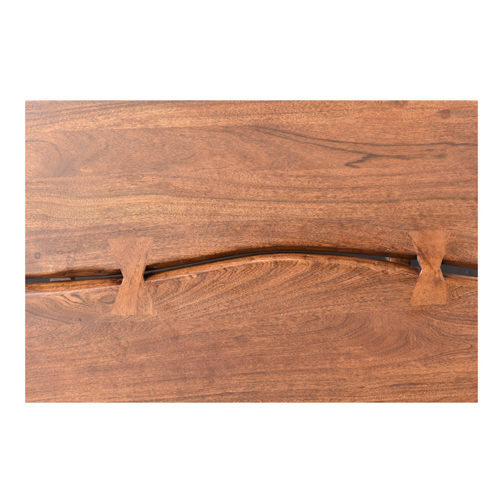 Nature's Embrace Solid Acacia Wood Platform Bed - Queen