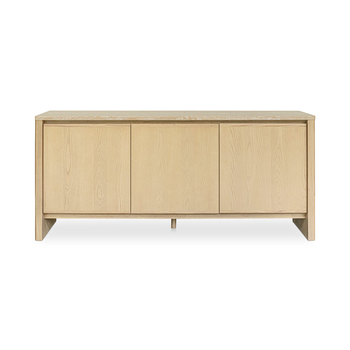 Earthly Travertine & Ash Sideboard