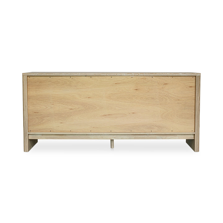 Earthly Travertine & Ash Sideboard