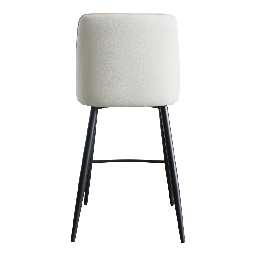 Vogue Kitchen Perch: Modern Comfort Stools with Metal Base