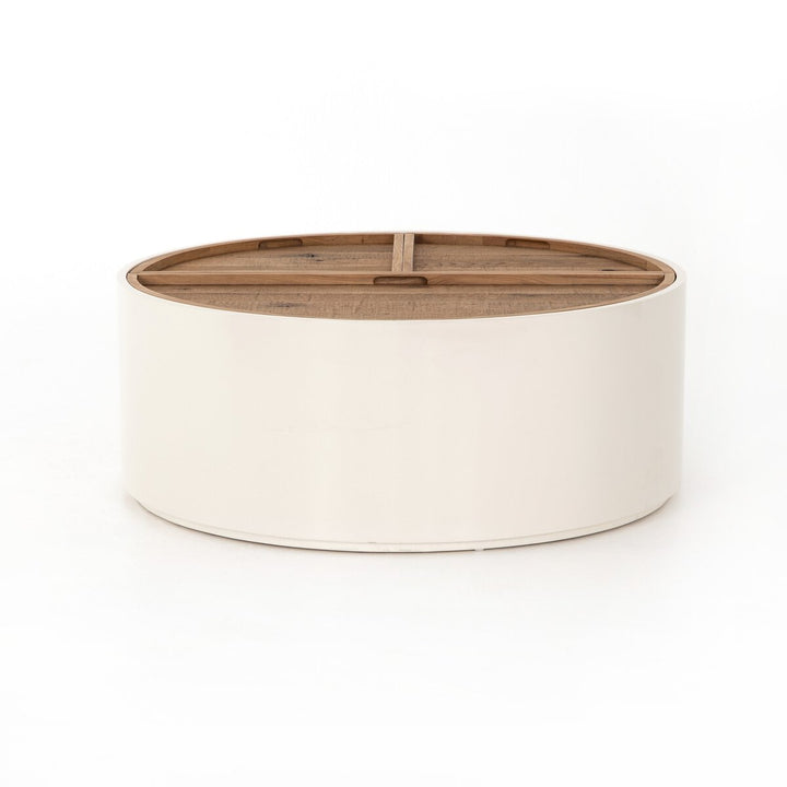 Caree Drum Storage Coffee Table