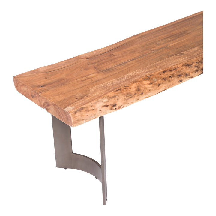 Nature's Embrace Live-Edge Acacia Bench