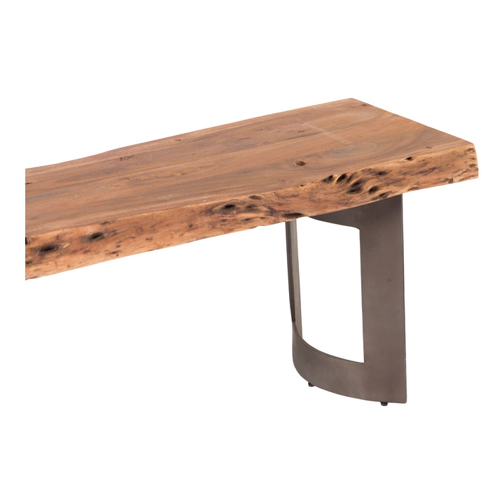 Nature's Embrace Live-Edge Acacia Bench