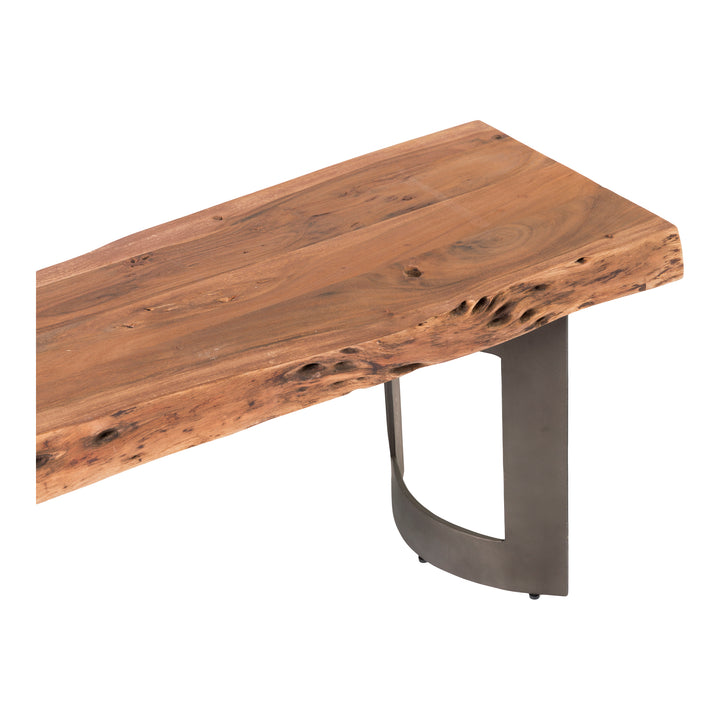 Nature's Embrace Live-Edge Acacia Bench