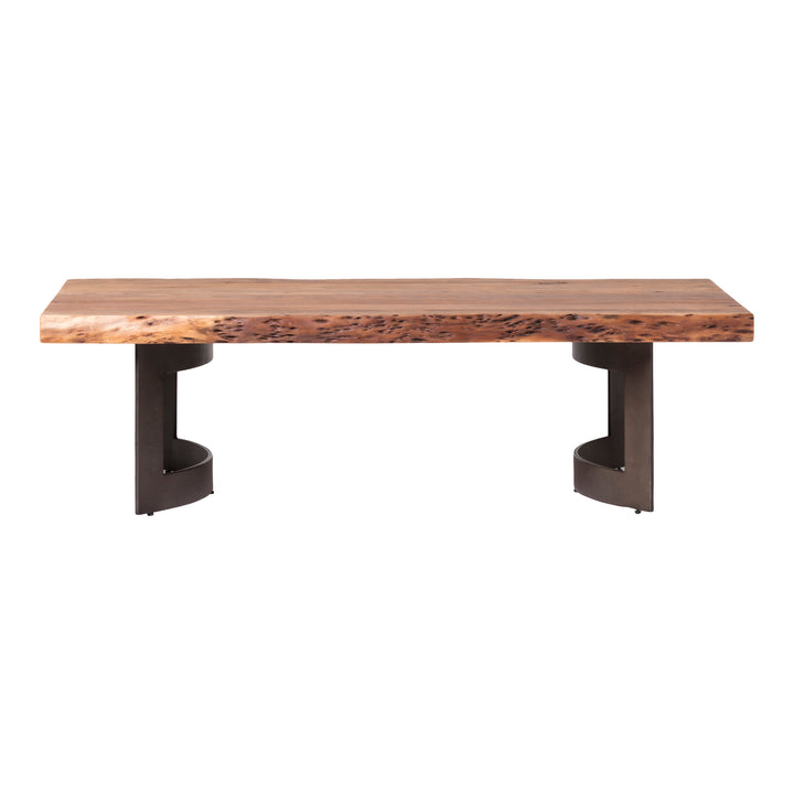 Artisanal Solid Acacia Live Edge Coffee Table