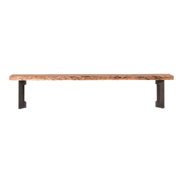 Natural Whorl Bench - Acacia Wood