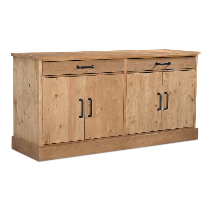 Timeless Irish Oak Two-Drawer Console
