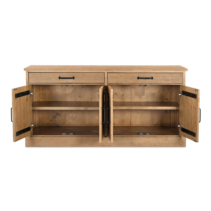 Timeless Irish Oak Two-Drawer Console