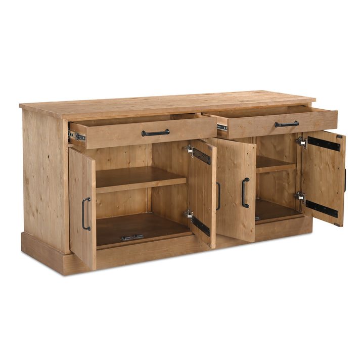 Timeless Irish Oak Two-Drawer Console