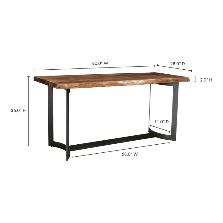 Artisanal Live Edge Counter Table