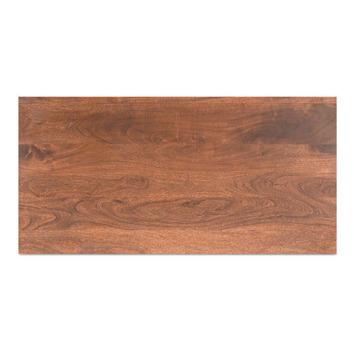 Solid Acacia Live-Edge Dresser with Warm Brown Finish