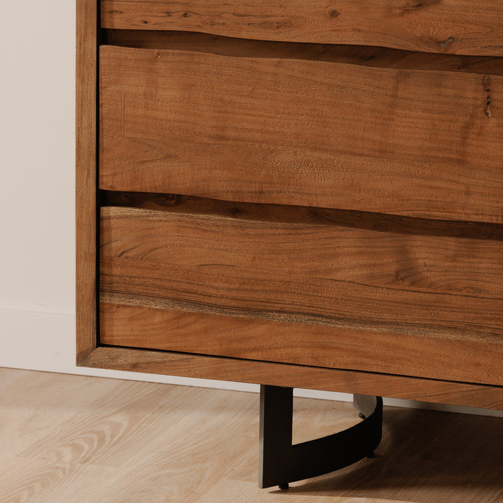 Whispering Woods Live Edge Acacia Dresser