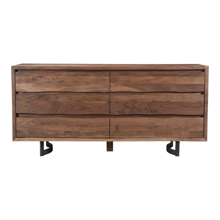 Whispering Woods Live Edge Acacia Dresser