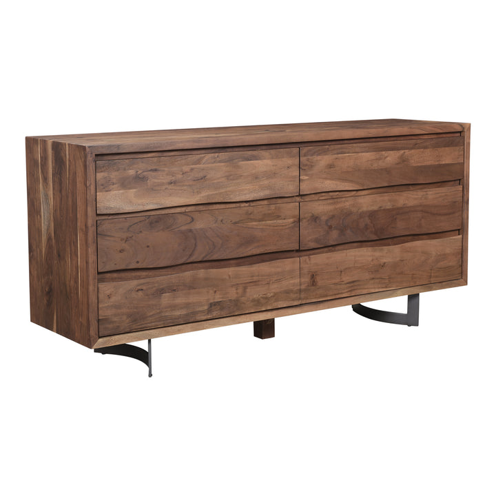 Whispering Woods Live Edge Acacia Dresser