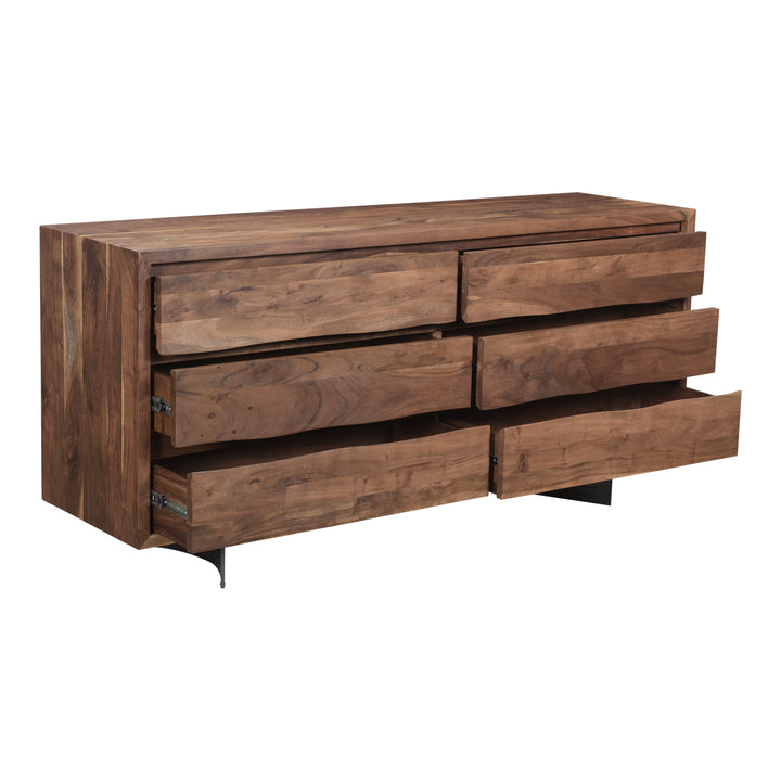 Whispering Woods Live Edge Acacia Dresser