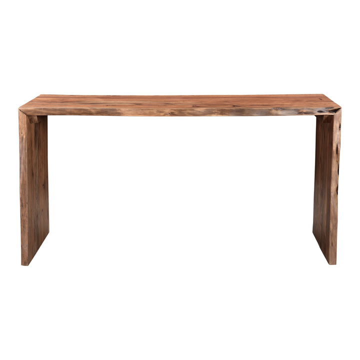 Nature's Glow: Rustic Acacia Wood Desk Lamp