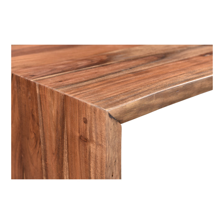 Nature's Glow: Rustic Acacia Wood Desk Lamp
