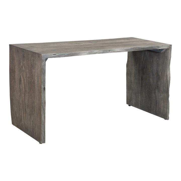 Nature's Glow: Rustic Acacia Wood Desk Lamp