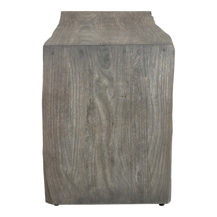 Nature's Glow: Rustic Acacia Wood Desk Lamp