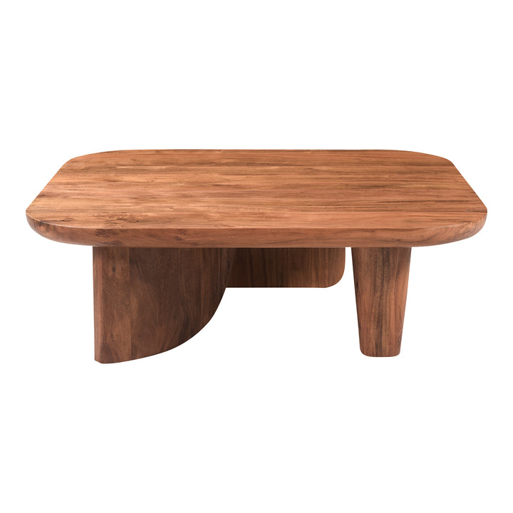 Modern Abstract XL Wooden Table with Inventive Base