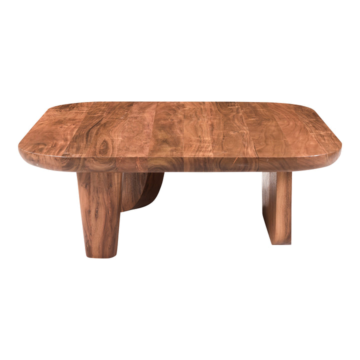 Modern Abstract XL Wooden Table with Inventive Base