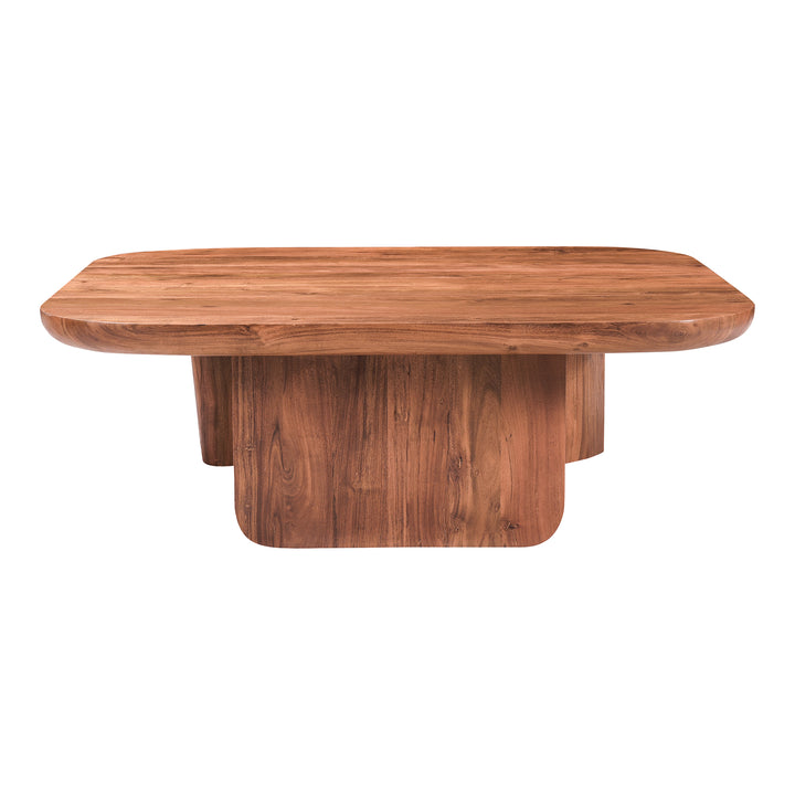 Modern Abstract XL Wooden Table with Inventive Base