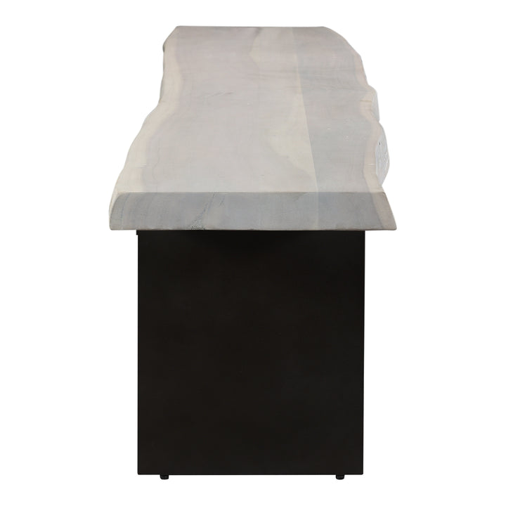 Rustic Charm Live Edge Dining Bench