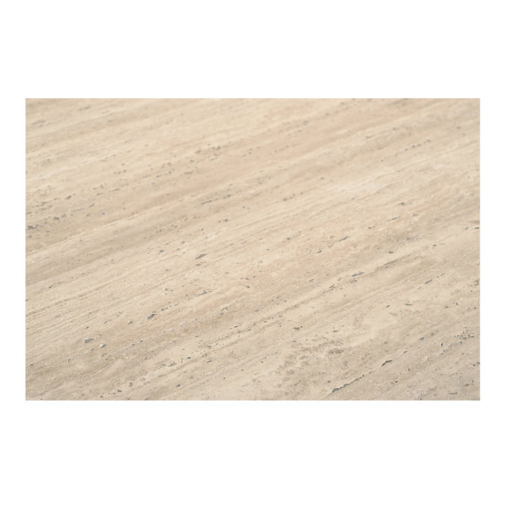 Modern Minimalist Italian Travertine Dining Table