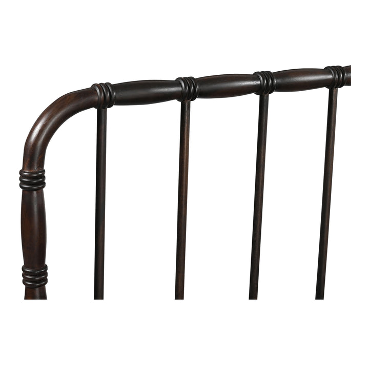 Timeless Turned-Leg Solid Wood Bed