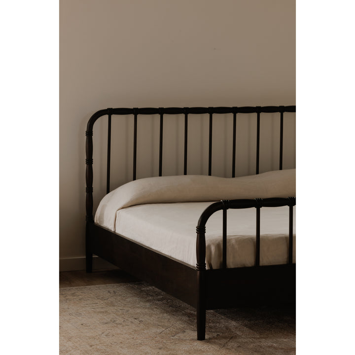 Timeless Elegance Solid Wood Turned Bed
