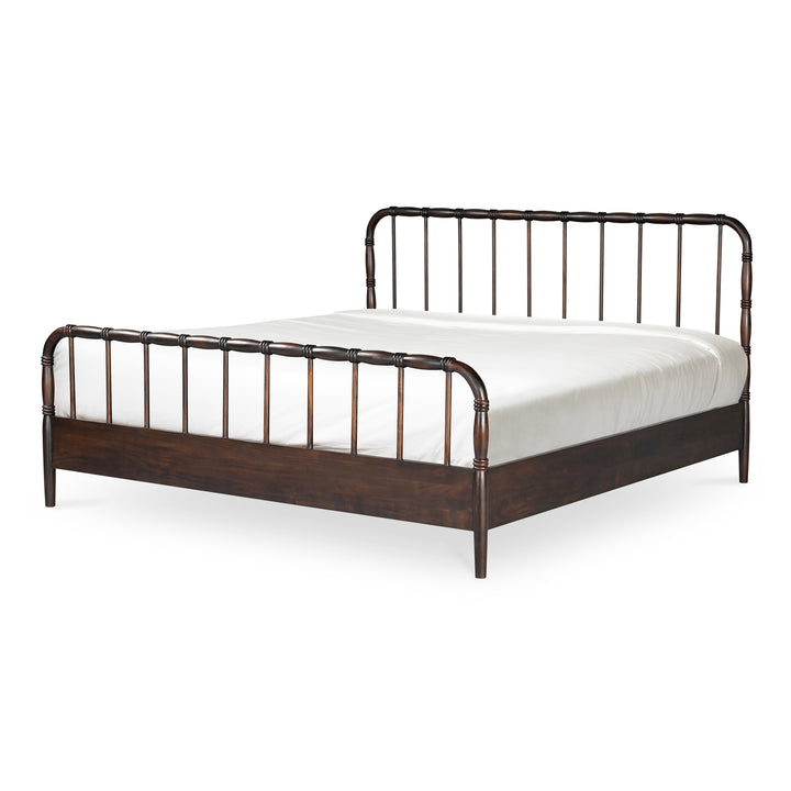 Timeless Elegance Solid Wood Turned Bed