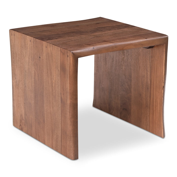 Rustic Live Edge Side Table