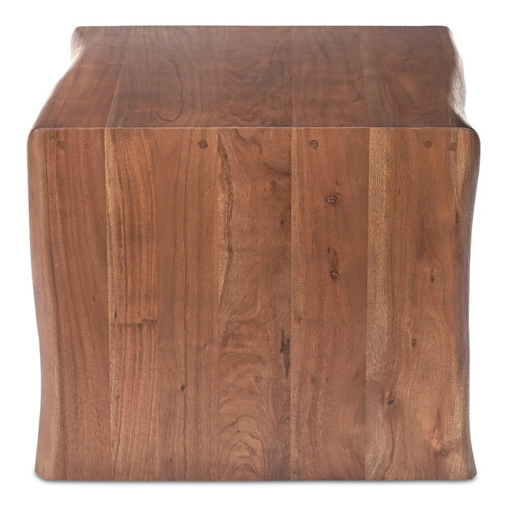 Rustic Live Edge Side Table