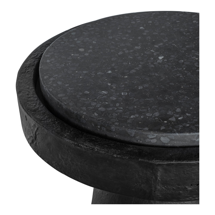 Rustic Terrazzo Side Stand