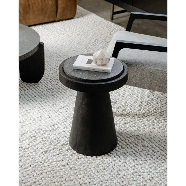 Rustic Terrazzo Side Stand