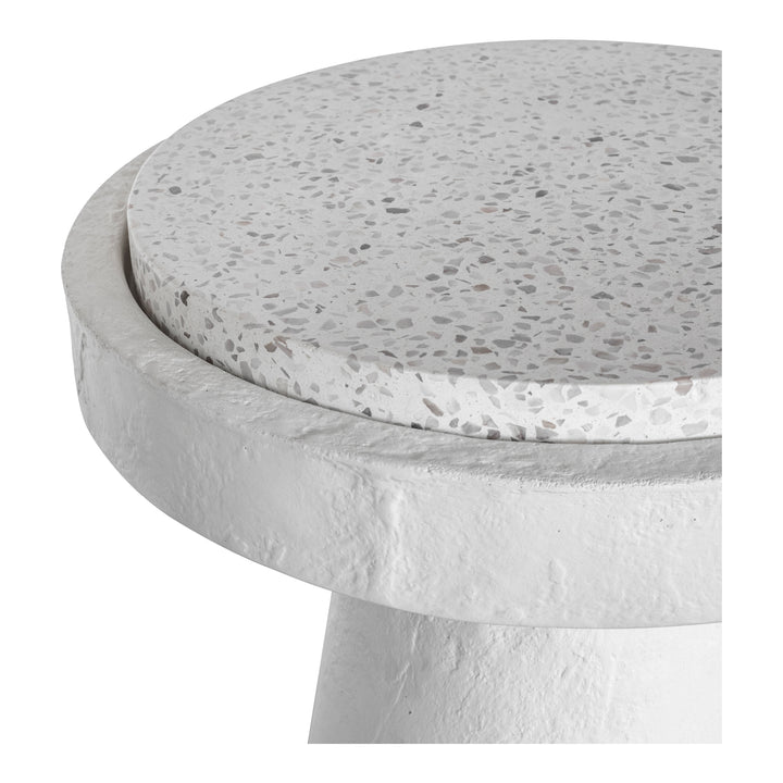 Rustic Terrazzo Side Stand
