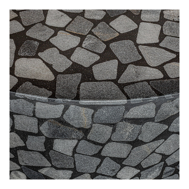 Artisanal Marble & Concrete Coffee Table: A Modern, Natural Blend