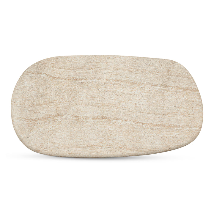 Playful Concrete Dining Table - Nature's Impression