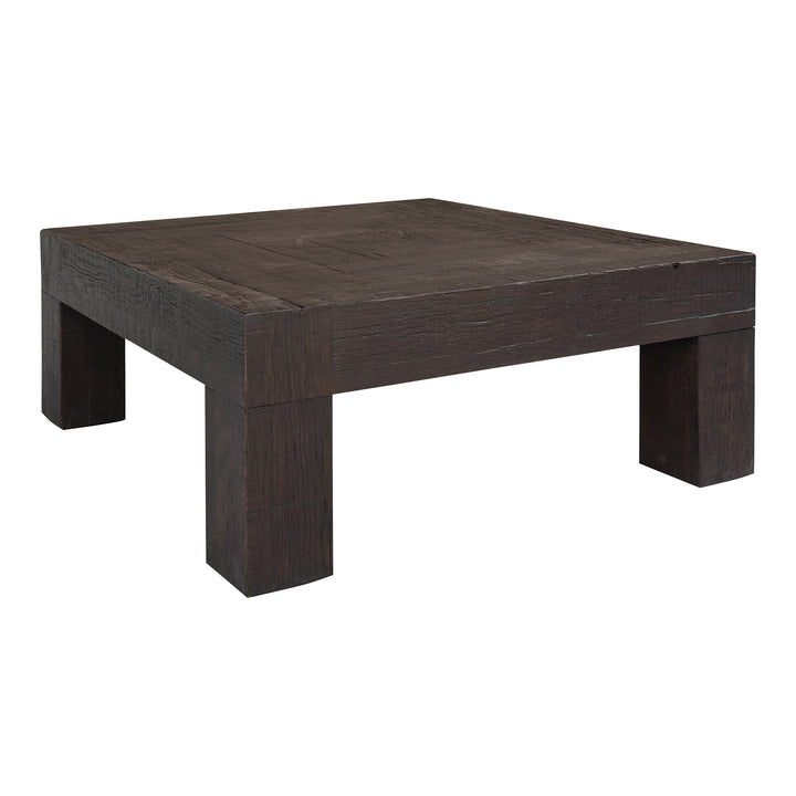 Artisan Reclaimed Oak Block-Design Coffee Table