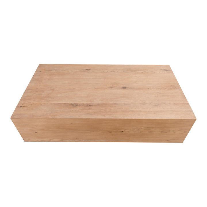 Nature's Harmony Rectangular Oak Coffee Table