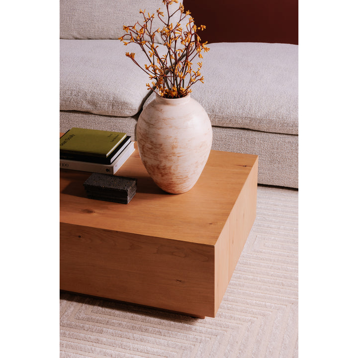 Nature's Harmony Rectangular Oak Coffee Table